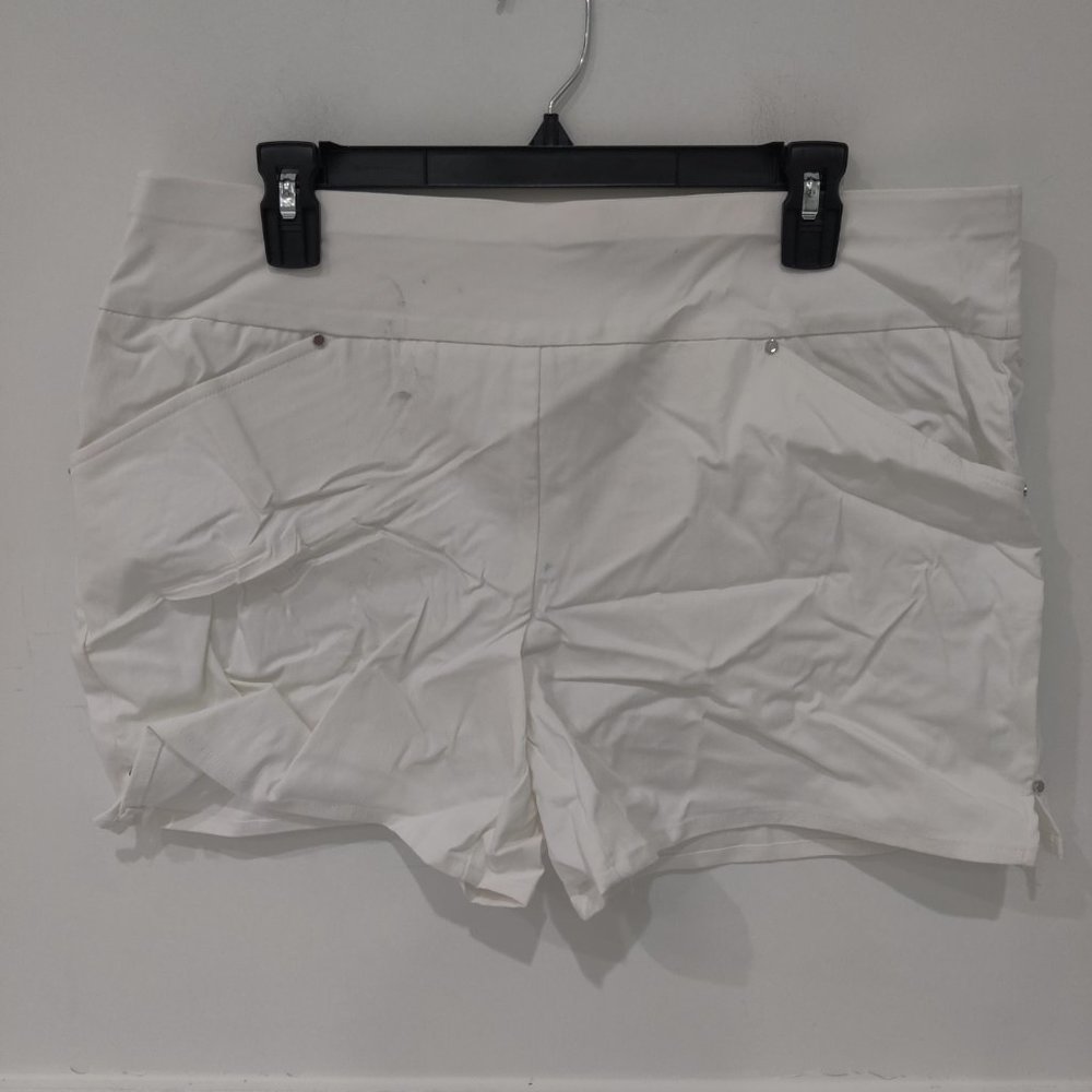 SOILED INC International Concepts Women's Pull On Bermuda Short Size 14 $50 A458